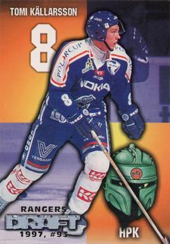 1999-00 Cardset Finland #33 Tomi Källarsson Front