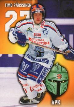1999-00 Cardset Finland #40 Timo Pärssinen Front