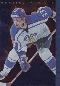 1999-00 Cardset Finland - Blazing Patriots #6 Marko Tuomainen Front