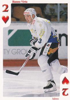 1999-00 Cardset Finland - Aces High #2♥ Hannu Virta Front
