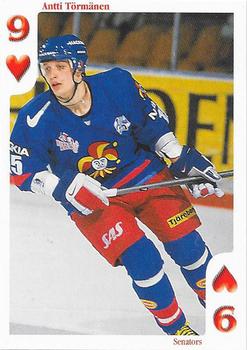 1999-00 Cardset Finland - Aces High #9♥ Antti Törmänen Front