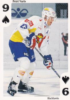1999-00 Cardset Finland - Aces High #9♠ Petri Varis Front