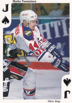1999-00 Cardset Finland - Aces High #J♠ Marko Tuomainen Front