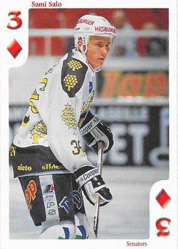 1999-00 Cardset Finland - Aces High #3♦ Sami Salo Front