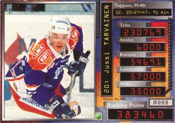 2000-01 Cardset Finland #088 Jussi Tarvainen Back