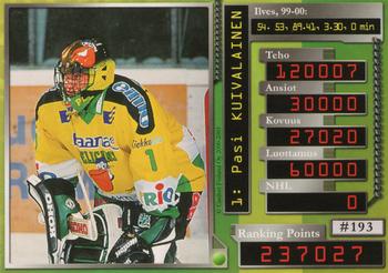 2000-01 Cardset Finland #193 Pasi Kuivalainen Back