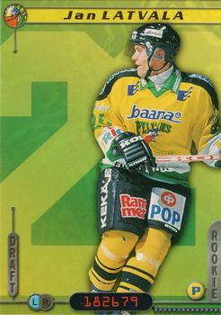 2000-01 Cardset Finland #195 Jan Latvala Front