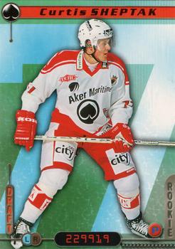 2000-01 Cardset Finland #224 Curtis Sheptak Front