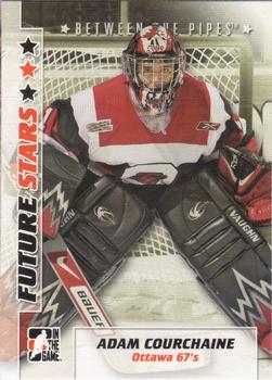 2007-08 In The Game Between the Pipes #1 Adam Courchaine Front
