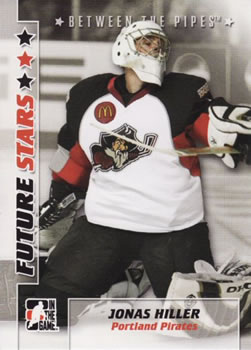 2007-08 In The Game Between the Pipes #22 Jonas Hiller Front