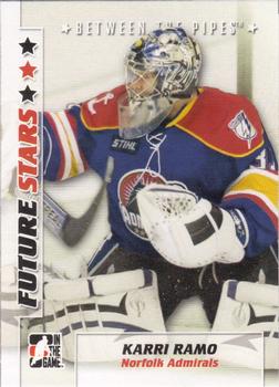 2007-08 In The Game Between the Pipes #30 Karri Ramo Front