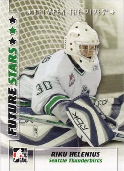 2007-08 In The Game Between the Pipes #44 Riku Helenius Front
