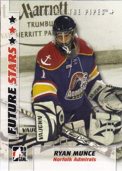 2007-08 In The Game Between the Pipes #46 Ryan Munce Front