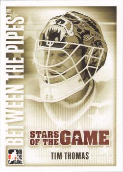 2007-08 In The Game Between the Pipes #66 Tim Thomas Front