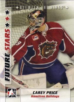 2007-08 In The Game Between the Pipes #7 Carey Price Front