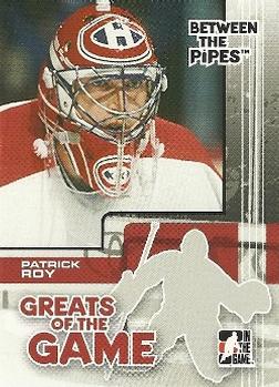 2007-08 In The Game Between the Pipes #84 Patrick Roy Front