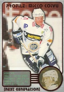 2000-01 Cardset Finland - Next Generation #1 Mikko Koivu Front