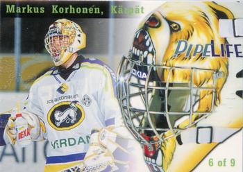2000-01 Cardset Finland - Masquerade #6 Markus Korhonen Back