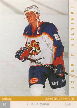 2001-02 Cardset Finland #259 Ville Peltonen Front