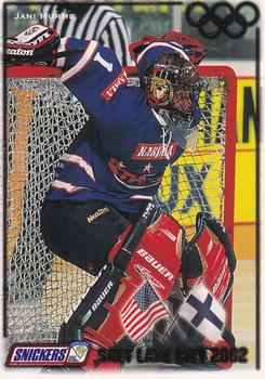 2001-02 Cardset Finland - Snickers-Salt Lake City 2002 #1 Jani Hurme Front