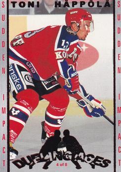 2001-02 Cardset Finland - Dueling Aces #3 Toni Häppölä / Mika Viinanen Front
