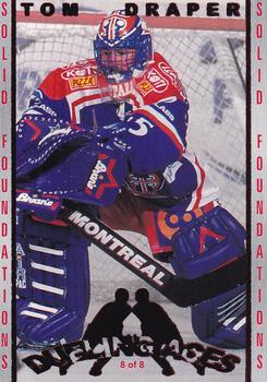 2001-02 Cardset Finland - Dueling Aces #8 Tom Draper / Jari Korpisalo Front