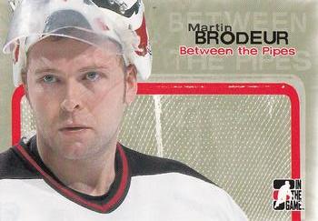 2005-06 In The Game Between the Pipes #3 Martin Brodeur Front