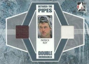 2005-06 In The Game Between the Pipes - Double Memorabilia #DM-02 Patrick Roy Front