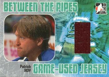 2005-06 In The Game Between the Pipes - Game-Used Jersey #GUJ-02 Patrick Roy Front