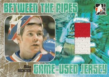 2005-06 In The Game Between the Pipes - Game-Used Jersey Gold #GUJ-07 Mike Richter Front