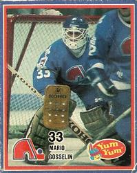 1987-88 Yum Yum Quebec Nordiques #3a Mario Gosselin Front