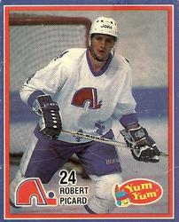 1987-88 Yum Yum Quebec Nordiques #7 Robert Picard Front