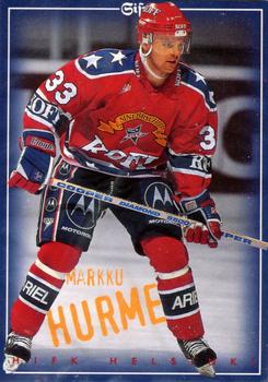 1996-97 Leaf Sisu SM-Liiga (Finnish) #9 Markku Hurme Front
