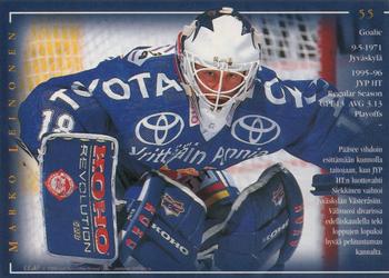 1996-97 Leaf Sisu SM-Liiga (Finnish) #55 Marko Leinonen Back
