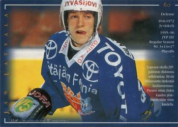 1996-97 Leaf Sisu SM-Liiga (Finnish) #60 Jan Latvala Back