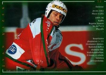 1996-97 Leaf Sisu SM-Liiga (Finnish) #72 Ivan Vlzek Back