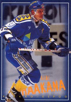 1996-97 Leaf Sisu SM-Liiga (Finnish) #84 Kari Haakana Front