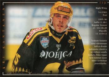 1996-97 Leaf Sisu SM-Liiga (Finnish) #119 Ari Santanen Back