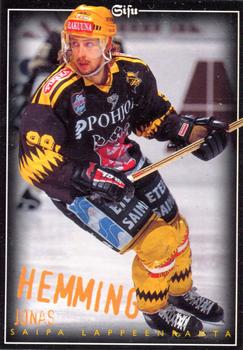 1996-97 Leaf Sisu SM-Liiga (Finnish) #120 Jonas Hemming Front