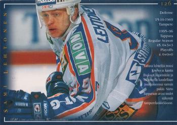 1996-97 Leaf Sisu SM-Liiga (Finnish) #126 Sami Lehtonen Back