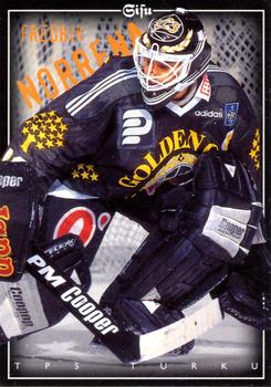 1996-97 Leaf Sisu SM-Liiga (Finnish) #135 Fredrik Norrena Front