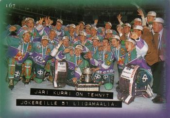 1996-97 Leaf Sisu SM-Liiga (Finnish) #167 Jokerit kohti kultaa Back
