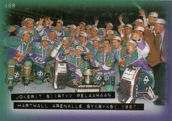 1996-97 Leaf Sisu SM-Liiga (Finnish) #168 Jokerit kohti kultaa Back