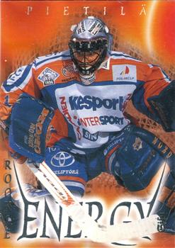 1996-97 Leaf Sisu SM-Liiga (Finnish) - Rookie Energy #6 Mika Pietilä Front