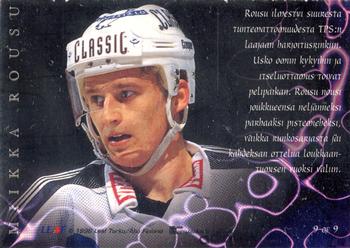 1996-97 Leaf Sisu SM-Liiga (Finnish) - Rookie Energy #9 Miikka Rousu Back