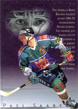 1996-97 Leaf Sisu SM-Liiga (Finnish) - Mighty Adversaries #2 Boris Rousson / Pasi Saarela Back