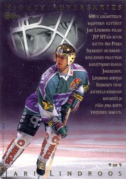 1996-97 Leaf Sisu SM-Liiga (Finnish) - Mighty Adversaries #9 Ari-Pekka Siekkinen / Jari Lindroos Back