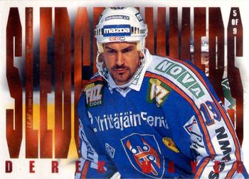 1996-97 Leaf Sisu SM-Liiga (Finnish) - Sledgehammers #5 Derek Mayer Back