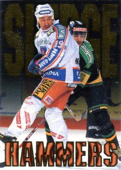 1996-97 Leaf Sisu SM-Liiga (Finnish) - Sledgehammers #5 Derek Mayer Front