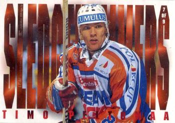 1996-97 Leaf Sisu SM-Liiga (Finnish) - Sledgehammers #7 Timo Peltomaa Back